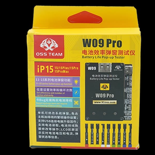 تستر باتری OSS TEAM W09 PRO V3