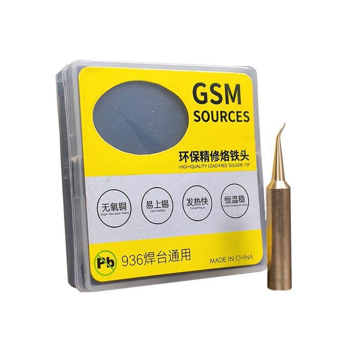 نوک هویه سر کج GSM 900M-T-FS