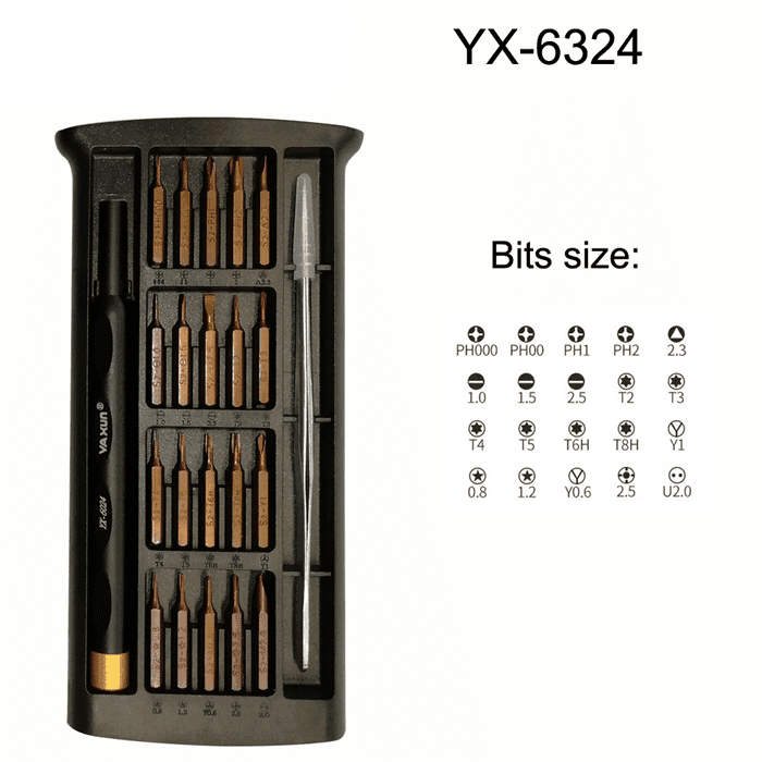 ست  پیچ گوشتی 22 عددی YAXUN YX-6324B