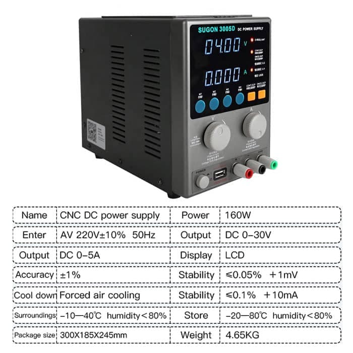 منبع تغذیه SUGON 3005D