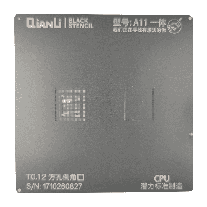 شابلون آیفون دو بعدی QIANLI A11 PLUS