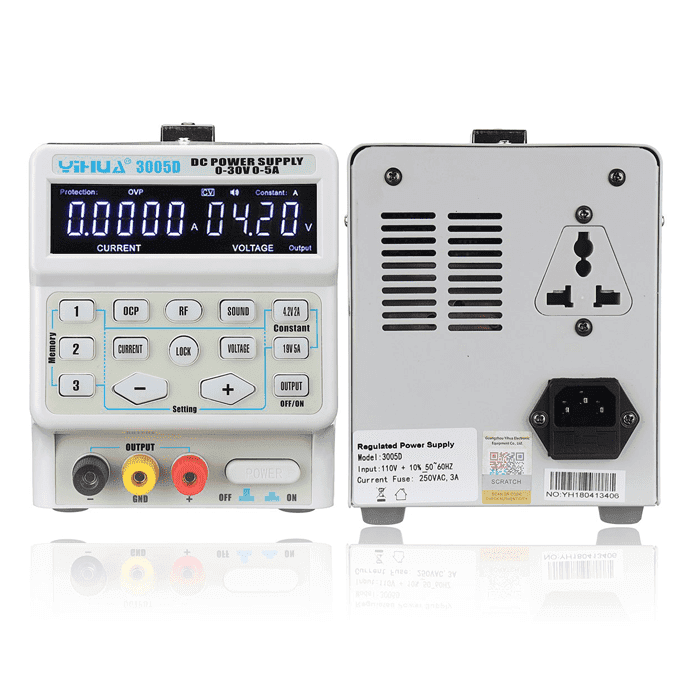 منبع تغذیه YIHUA 3005D 30V 5A