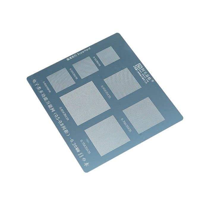 شابلون یونیورسال AMAOE Stencil Universal SUPERHARD 0.5-0.8