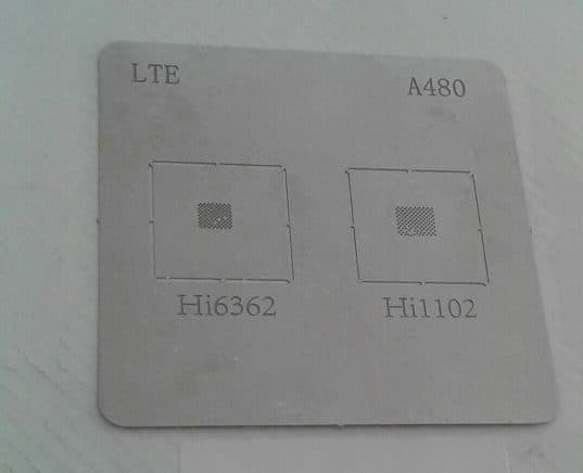 شابلون A480 آی سی وای فای HI1102 و HI6362 مناسب برد تعمیرات گوشی های موبایل هواوی