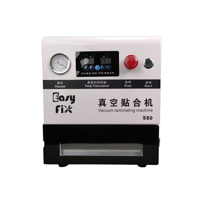 پکیج دستگاه تعویض گلس EasyFix S80 S60 دستگاه لمینت (پرس) و حباب گیری موبایل اج و فلت(اصلاحی یا محصول دیگری اد شود)