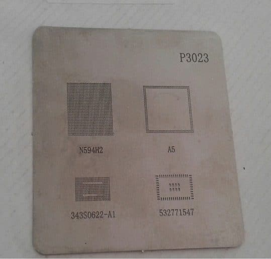 شابلون چند منظوره P3023 مناسب پایه سازی و ریبال آی سی های برد ipad4