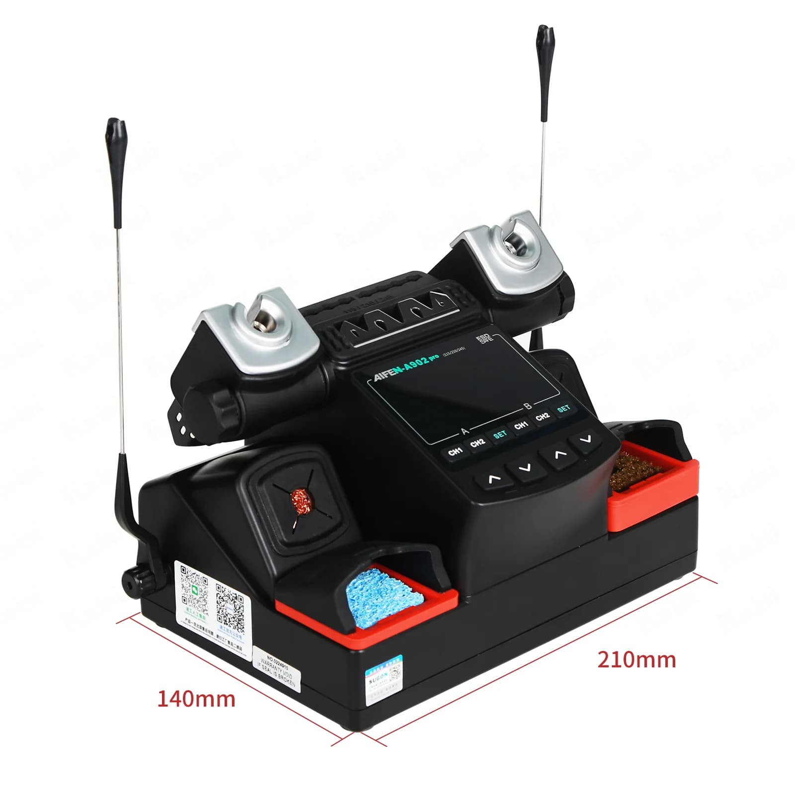 هویه دو قلو سه دسته 9 نوک AIFEN A902 PRO