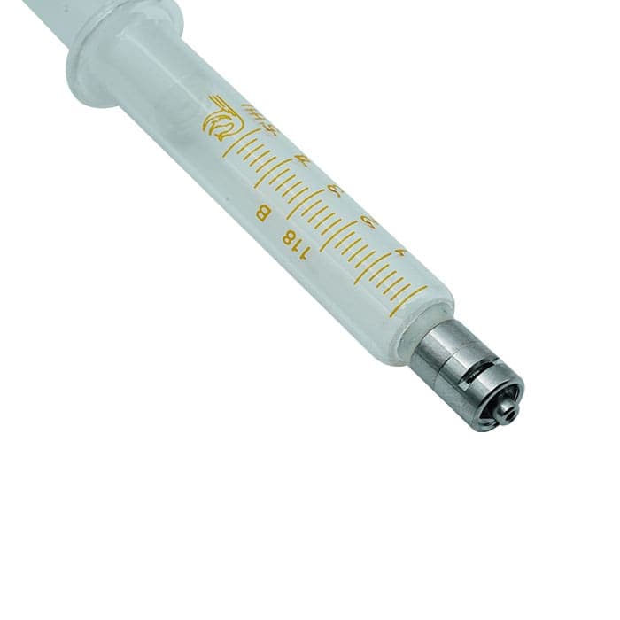 سرنگ شیشه ای سر فلزی 5ML
