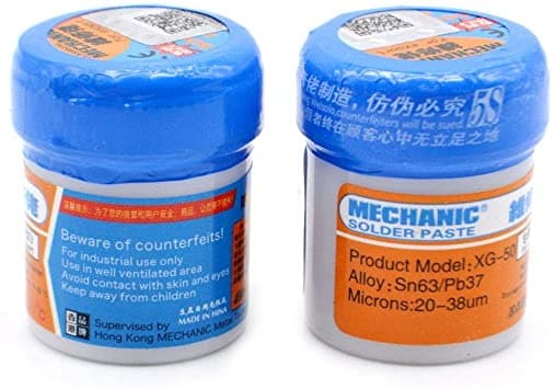 خمیر قلع 183 درجه MECHANIC XG50