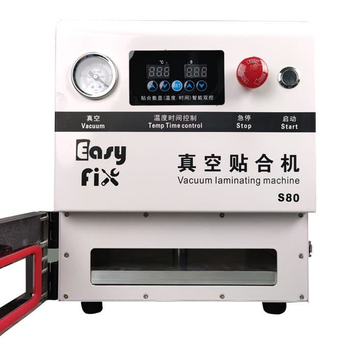 پکیج دستگاه تعویض گلس EasyFix S80 S60 دستگاه لمینت (پرس) و حباب گیری موبایل اج و فلت(اصلاحی یا محصول دیگری اد شود)