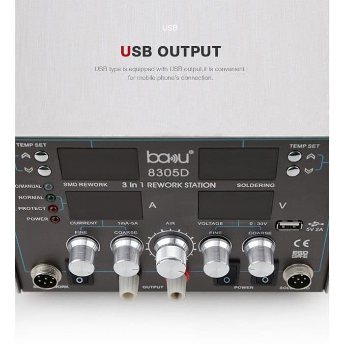 هیتر هویه و منبع تغذیه BAKU BA-8305D