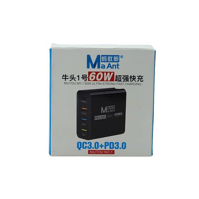 مولتی شارژر MAANT QC3.0 PD3.0 60W