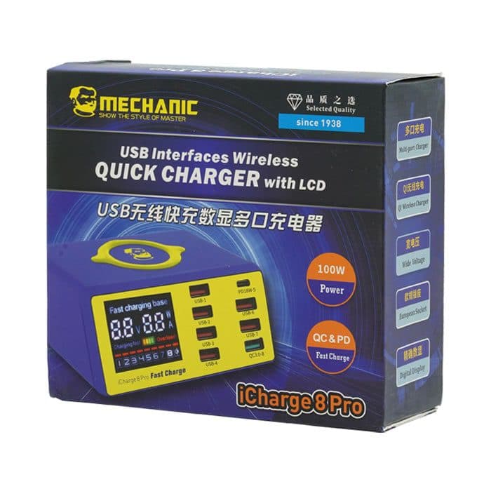 مولتی شارژر MECHANIC ICHARGE PRO 8