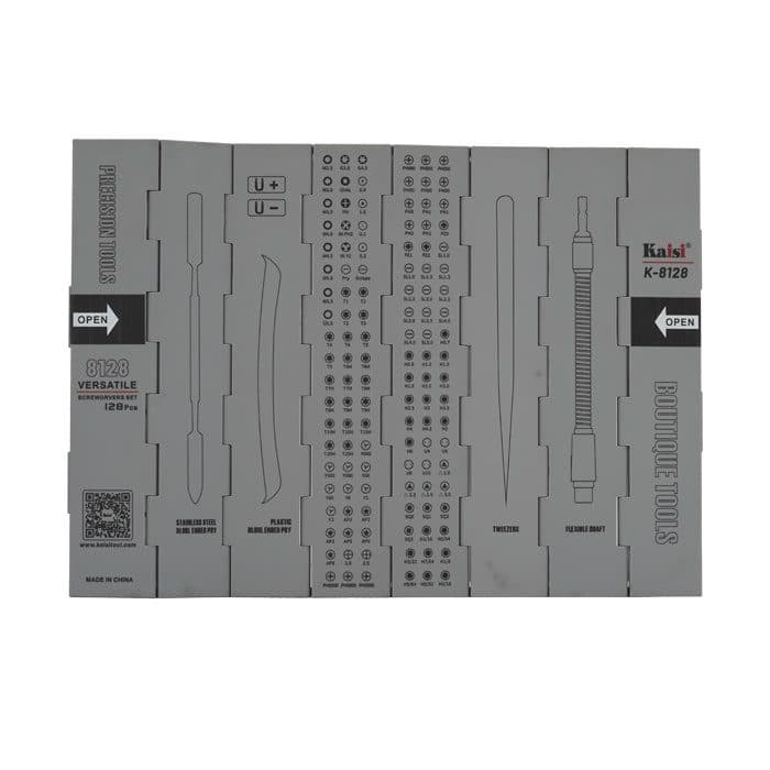 ست پیچ گوشتی 128 عددی KAISI K-8128