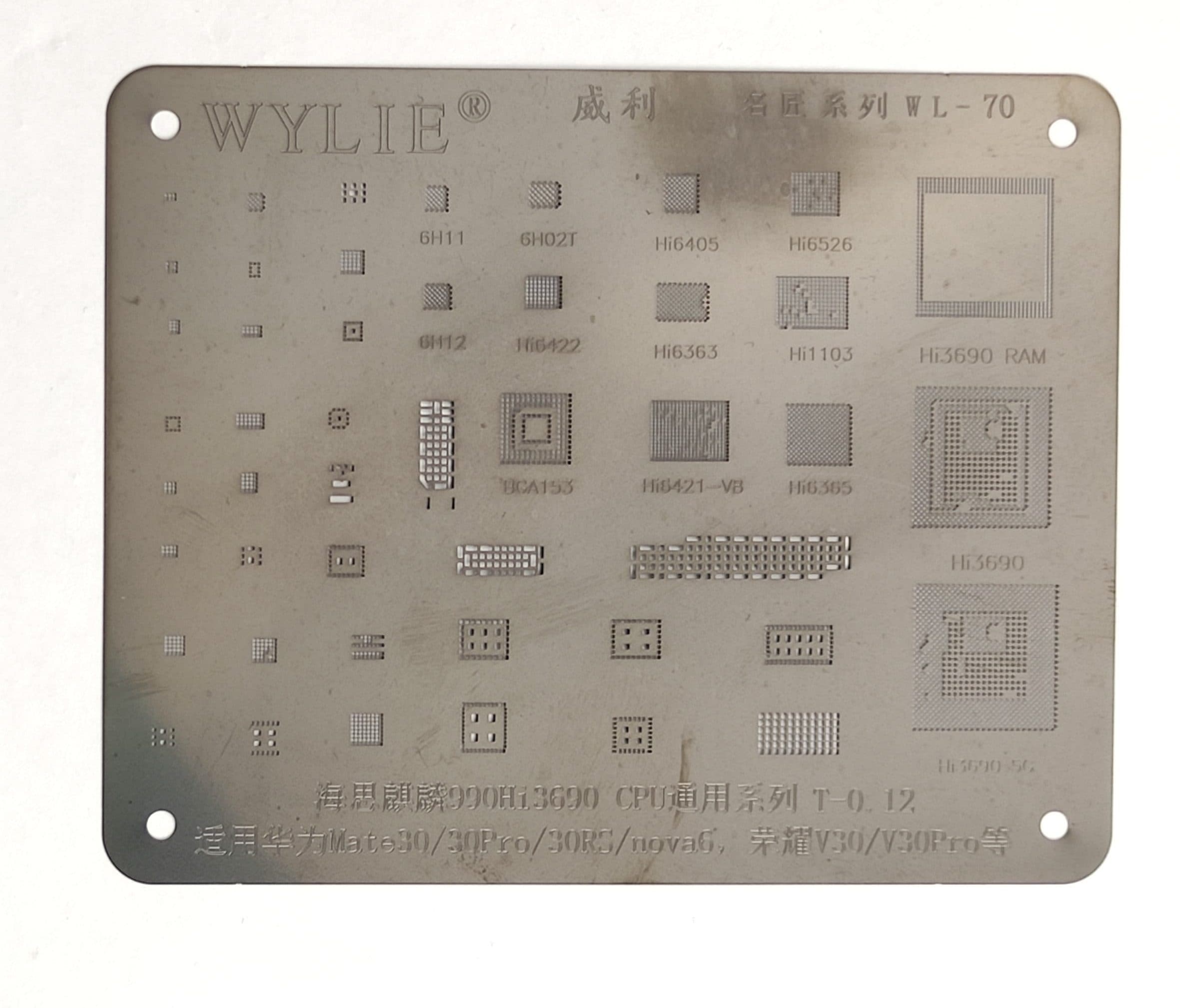 شابلون مشکی WYLIE WL-70
