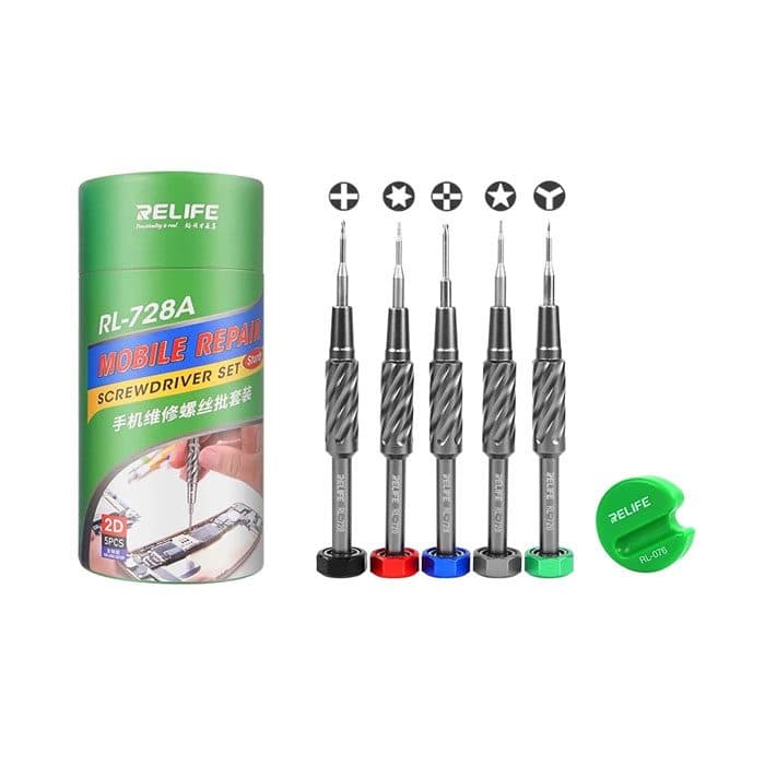 ست پیچ گوشتی 5تایی RELIFE RL-728A