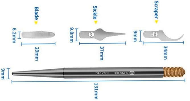 ست دسته تیغ کاتر هارد SUNSHINE SS-101C