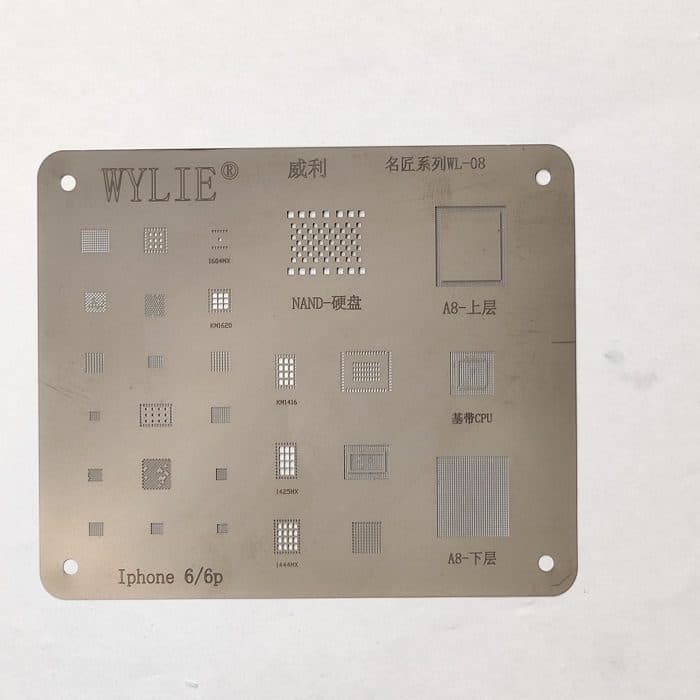 شابلون مشکی WYLIE WL-08 مناسب ریبال کردن آی سی گوشی های آیفون
