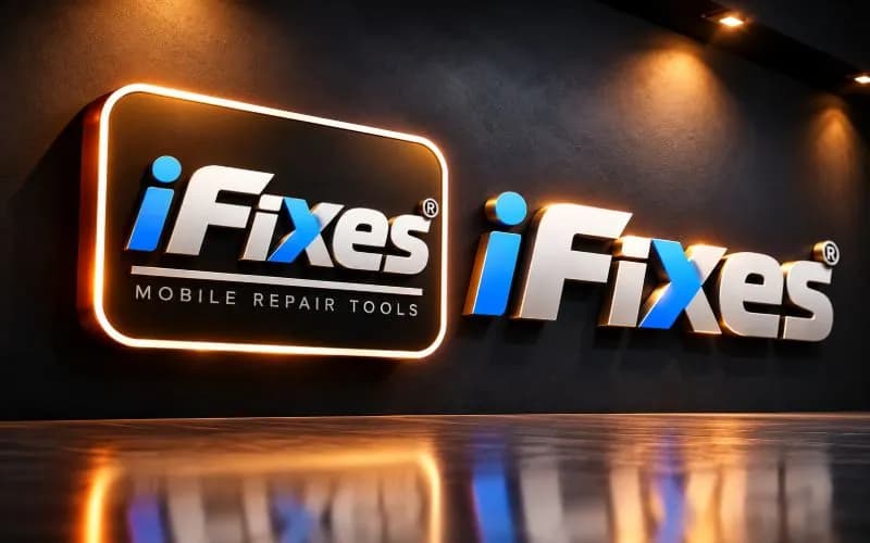 لوگوی برند آی فیکس iFixes