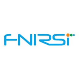 لوگوی رسمی برند فنیرسی FNIRSI با نوشته آبی