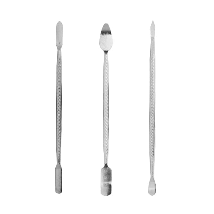 ست اسپاتول دو طرفه فلزی 3 عددی