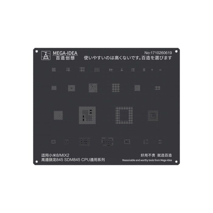 شابلونمشکی MEGA-IDEA SD845 2D CPU MI