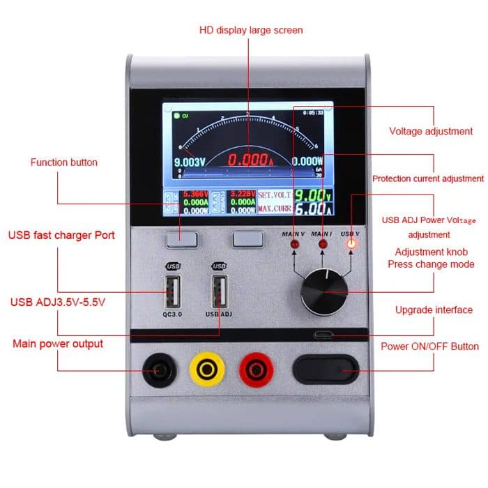 منبع تغذیه HR3006 30V 6A