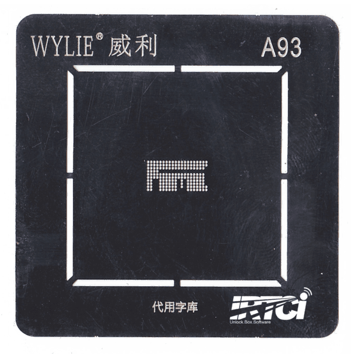 شابلون BGA 162 مناسب پایه سازی آی سی های برد گوشی موبایل