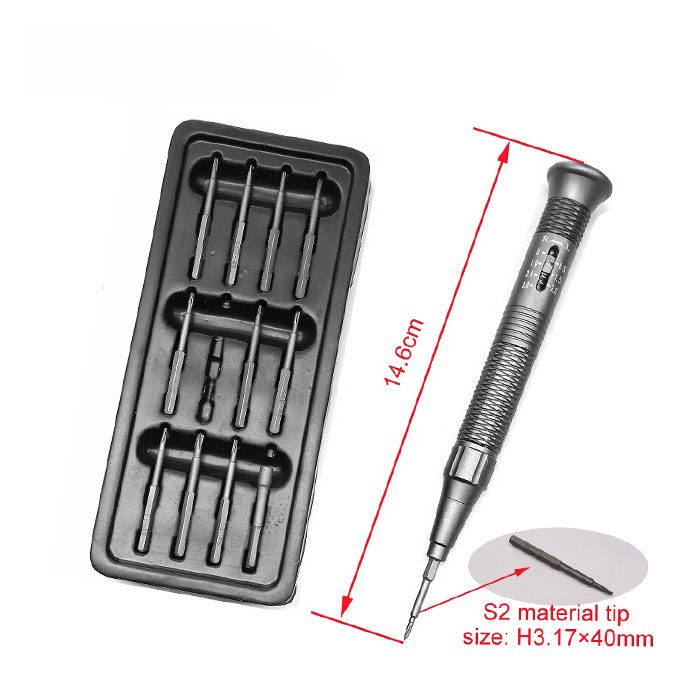 پیچ گوشتی 12تایی YAXUN YX-386