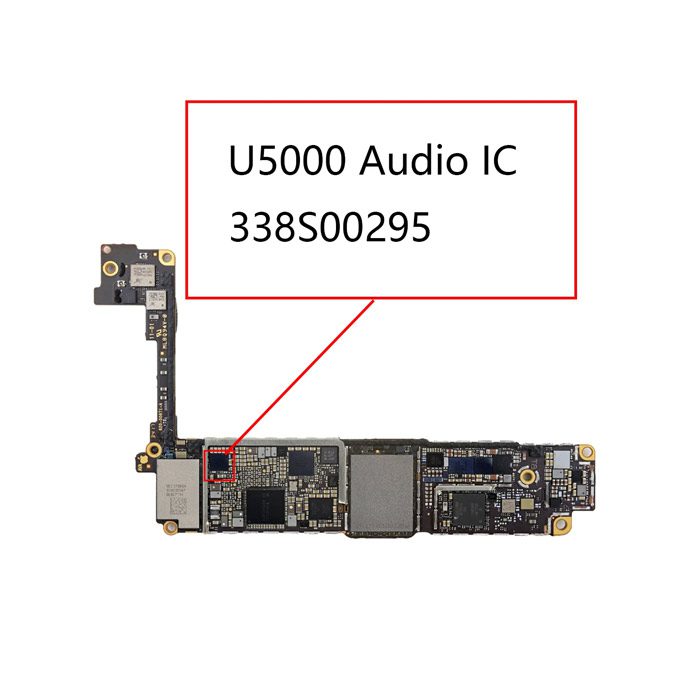 آی سی صدا ایفون 338S00295 مناسب برد گوشی های موبایل ایفون 8 ، +8 و X