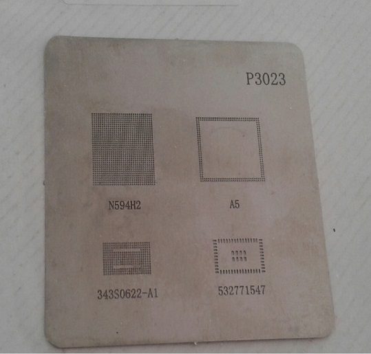 شابلون چند منظوره P3023 مناسب پایه سازی و ریبال آی سی های برد ipad4