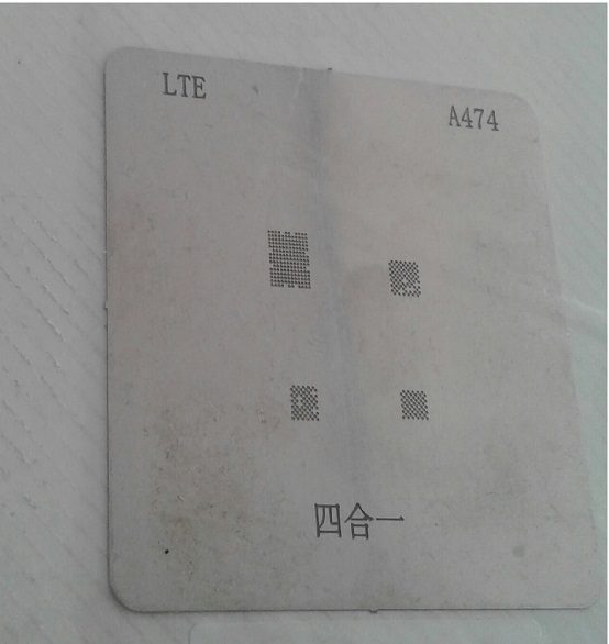 شابلون A474 مناسب تعمیرات برد گوشی های موبایل