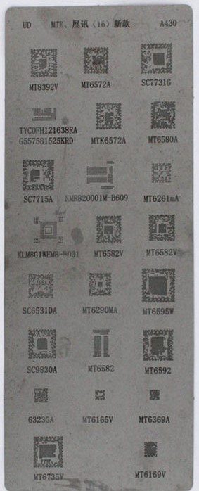 شابلون آی سی MTK A430  16