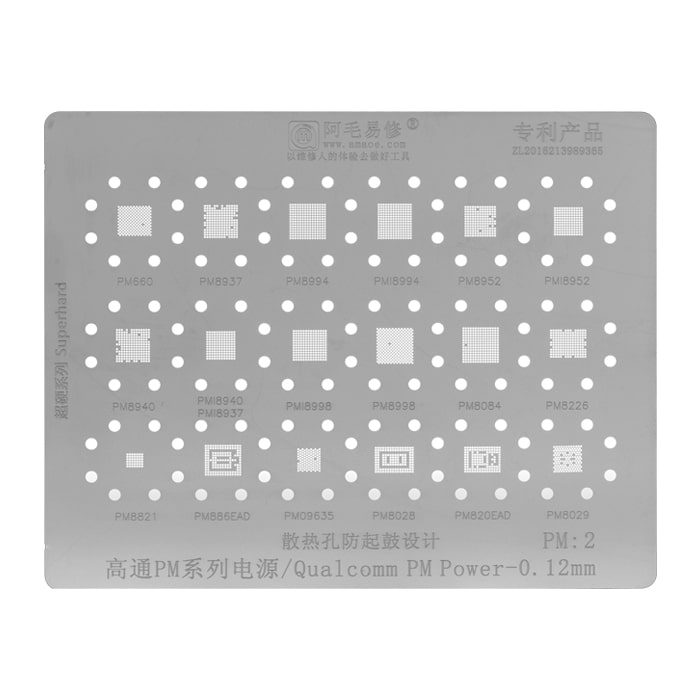 شابلون IC تغذیه کوالکام AMAOE PM2