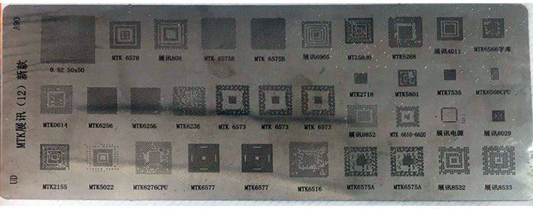 شابلون آی سی MTK A90