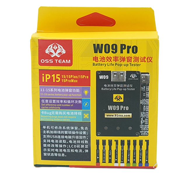 تستر باتری OSS TEAM W09 PRO V3