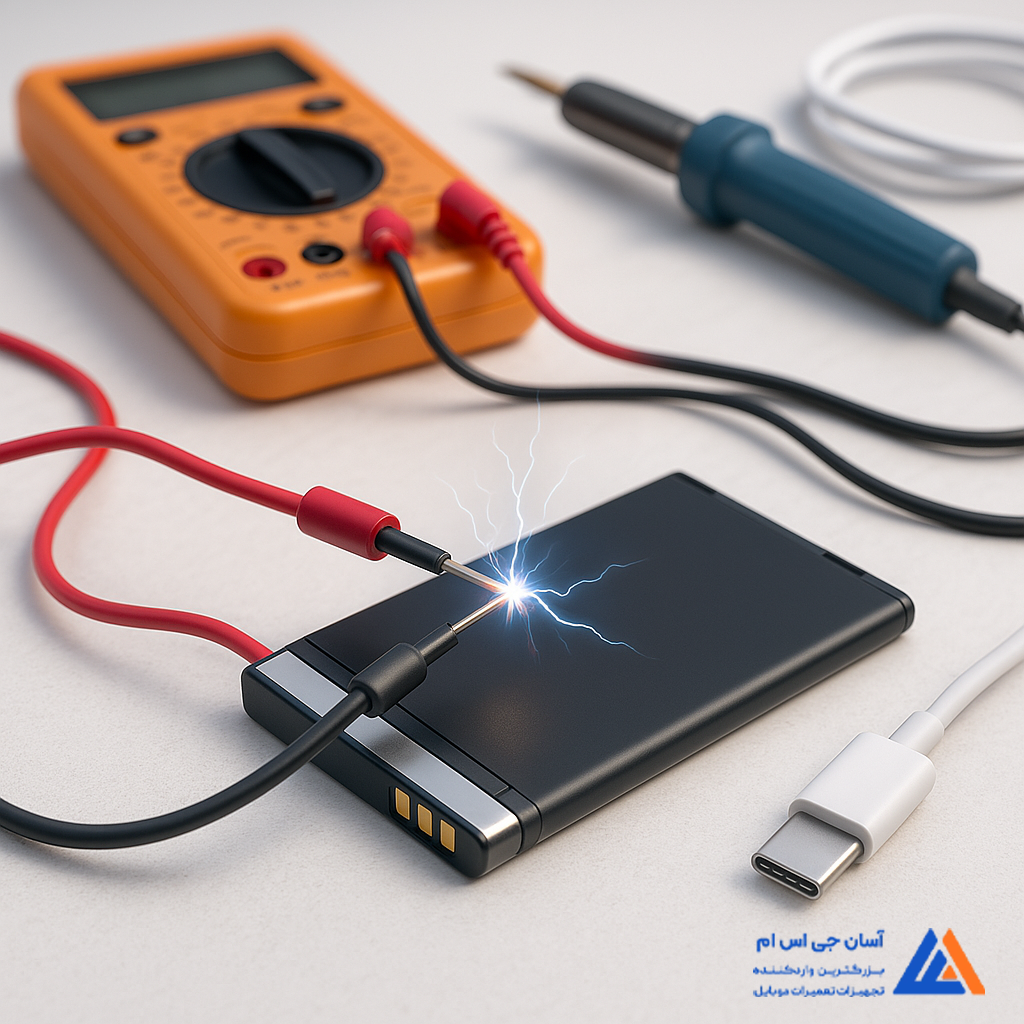 آموزش کامل شوک دادن به باتری موبایل | ویژه تعمیر کار های تازه‌ کار تا حرفه‌ ای