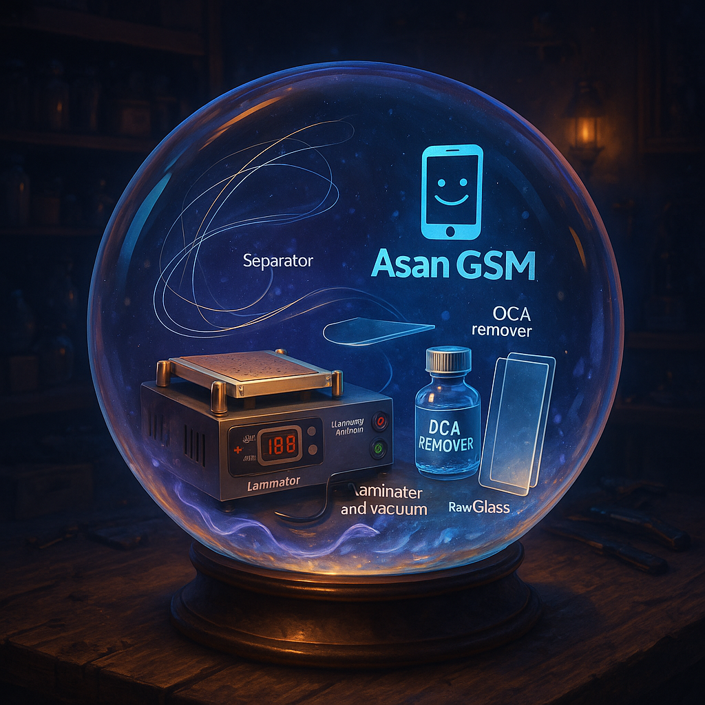 مهم‌ترین تجهیزات مورد نیاز برای تعویض گلس