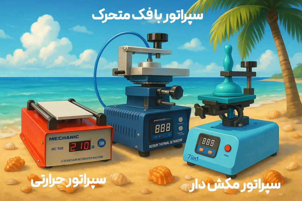 انواع سپراتور از نظر عملکرد