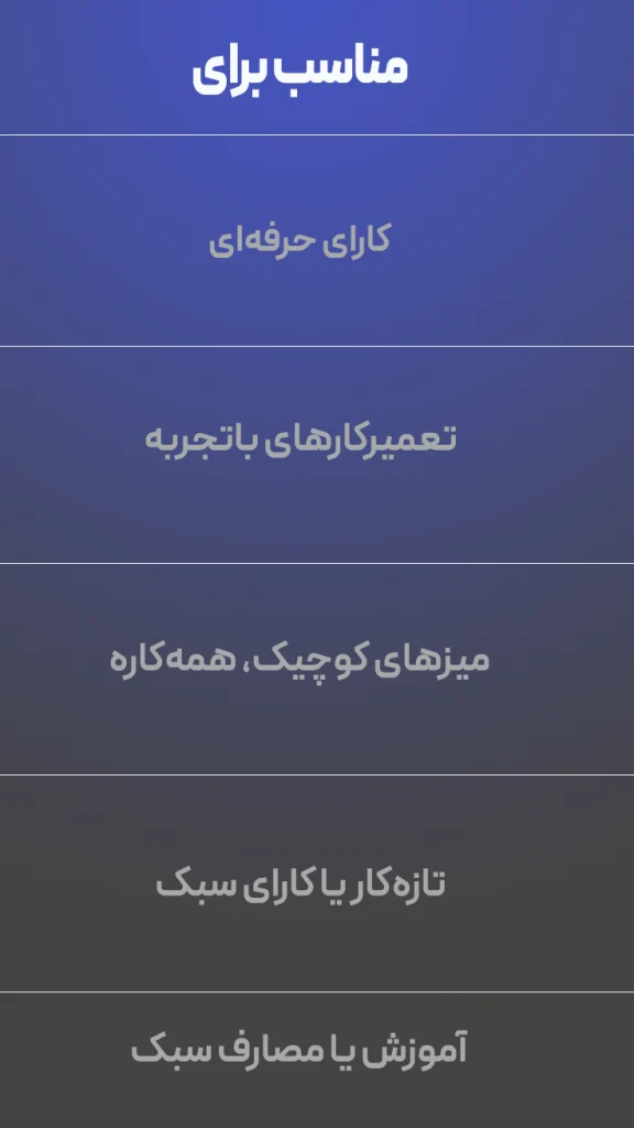 کاربرد های انواع هیتر و هویه