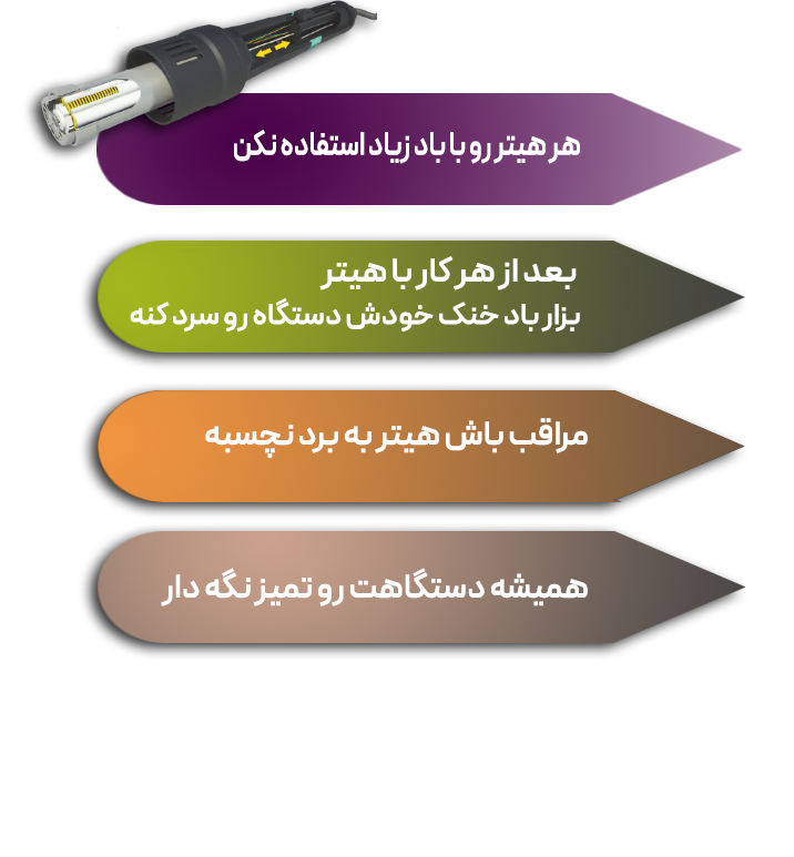 نکات مهم در نگهداری هویه