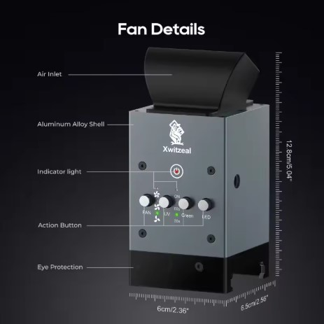 لامپ و فن مدار XWITZEAL UV