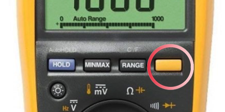 دکمه زرد در مولتی متر