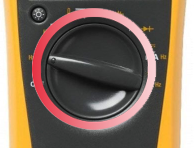 ۲. کلید چرخشی (Rotary Switch) در مولتی متر