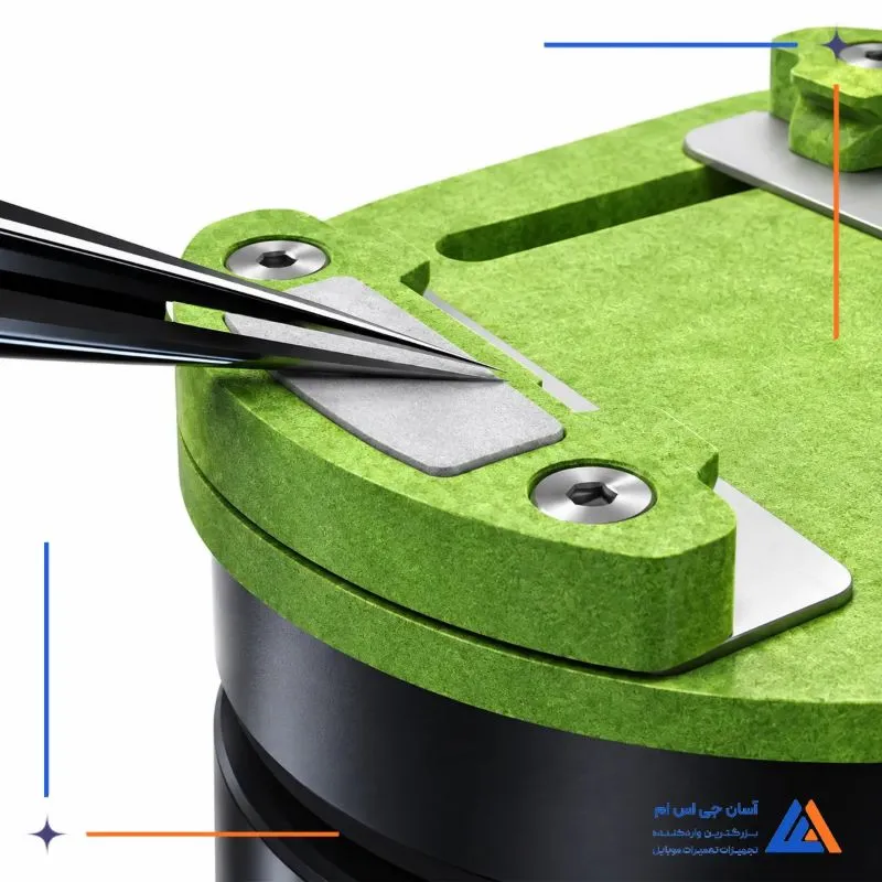 نمای نزدیک تیز کننده گیره آی سی و تیز کننده ابزار آر اف فور RF-FT01