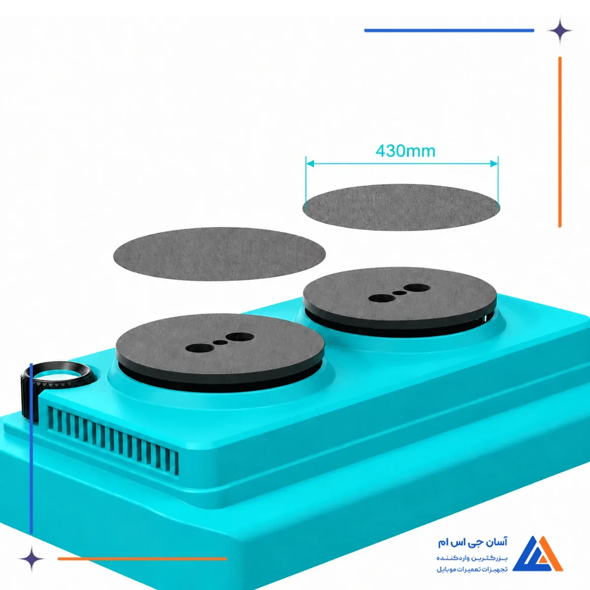 سنباده های قابل تعویض دستگاه سنگ زنی و پولیش آر اف فور RF4 RF-PWD2