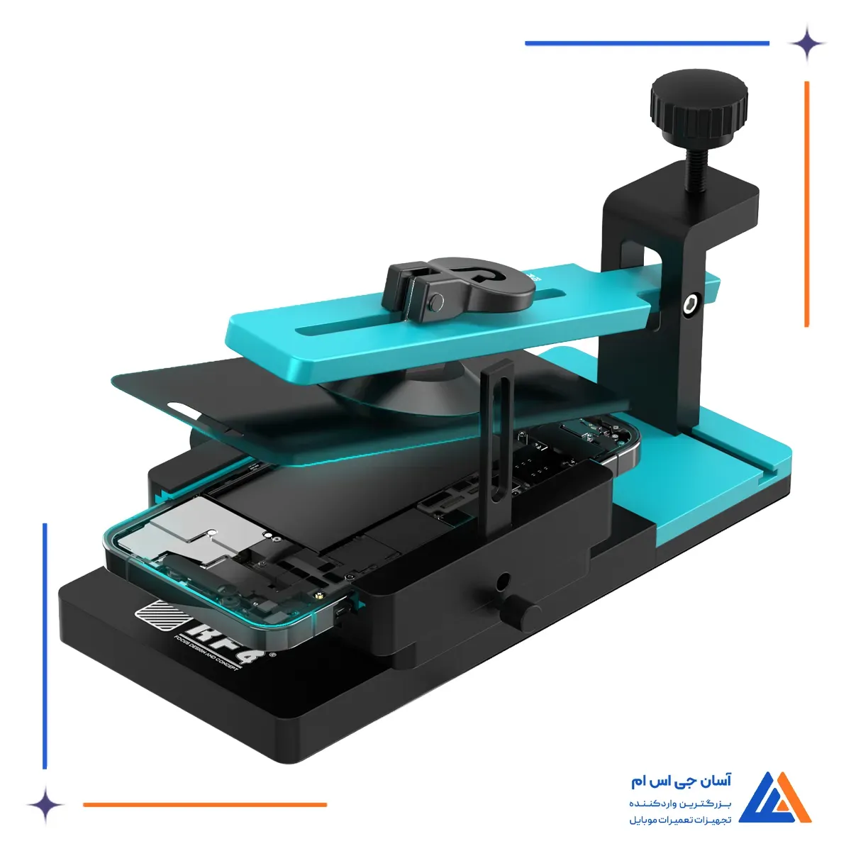 نحوه کار با گیره جدا کننده ال سی دی آر اف فور RF-SO3R