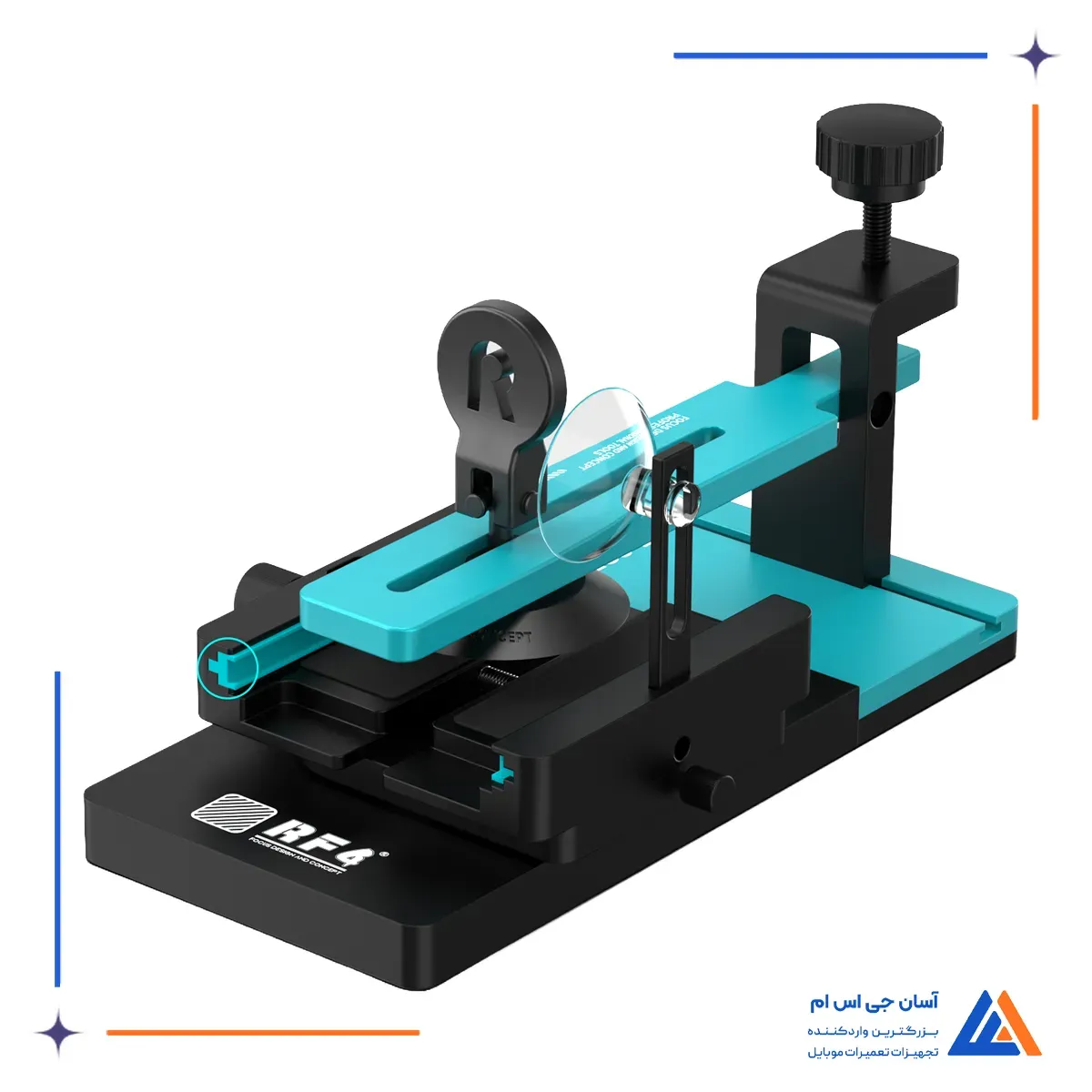 نمای جانبی گیره جدا کننده ال سی دی آر اف فور RF-SO3R
