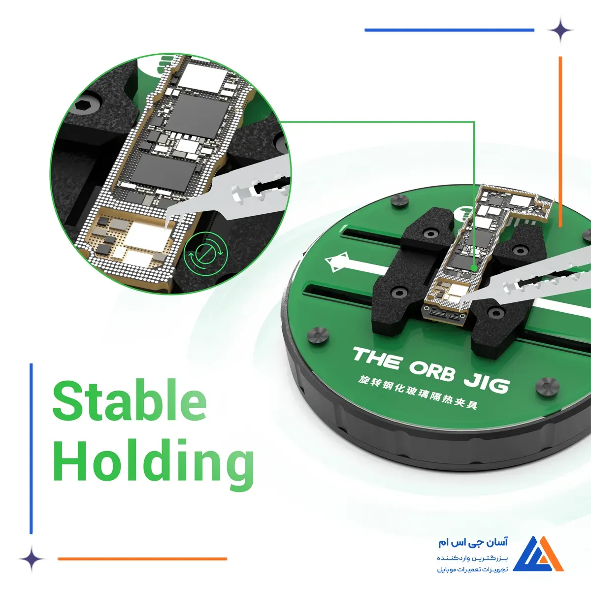 نگهداری پایدار گیره برد 2UUL BH36 THE ORB JIG