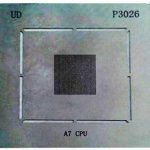 شابلون P3026 A7 IC CPU